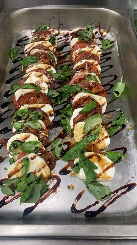 Caprese with balsamic