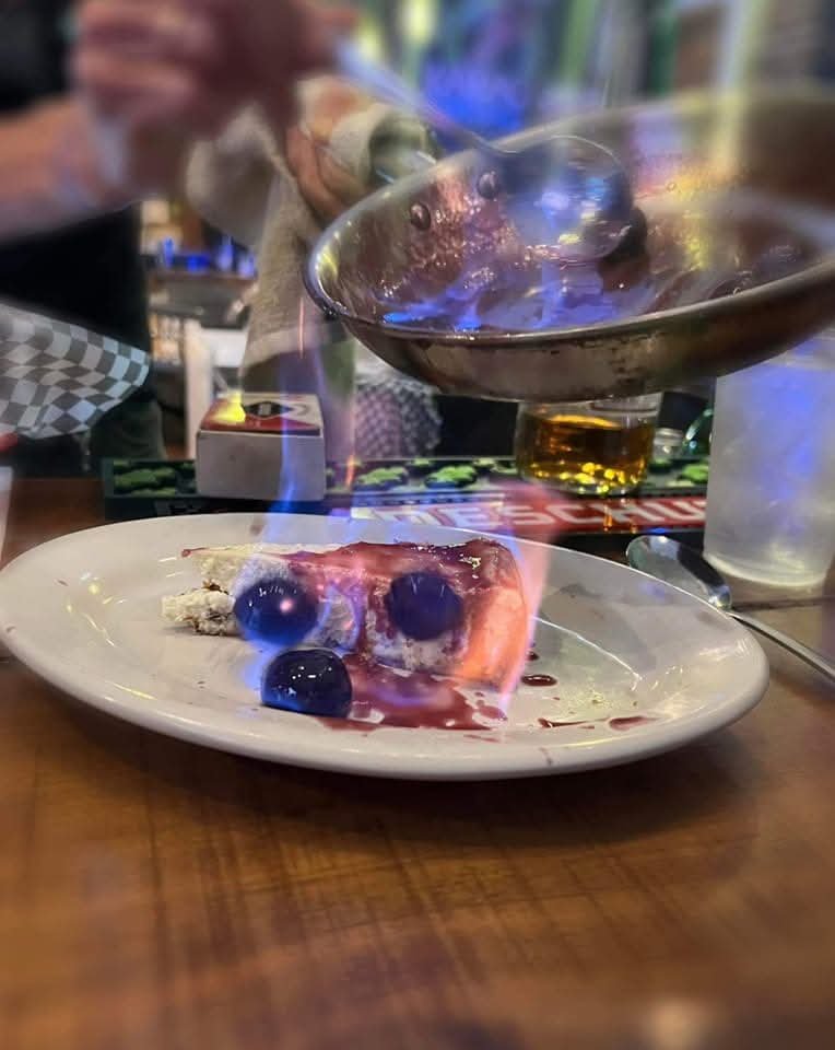 Tableside flambe